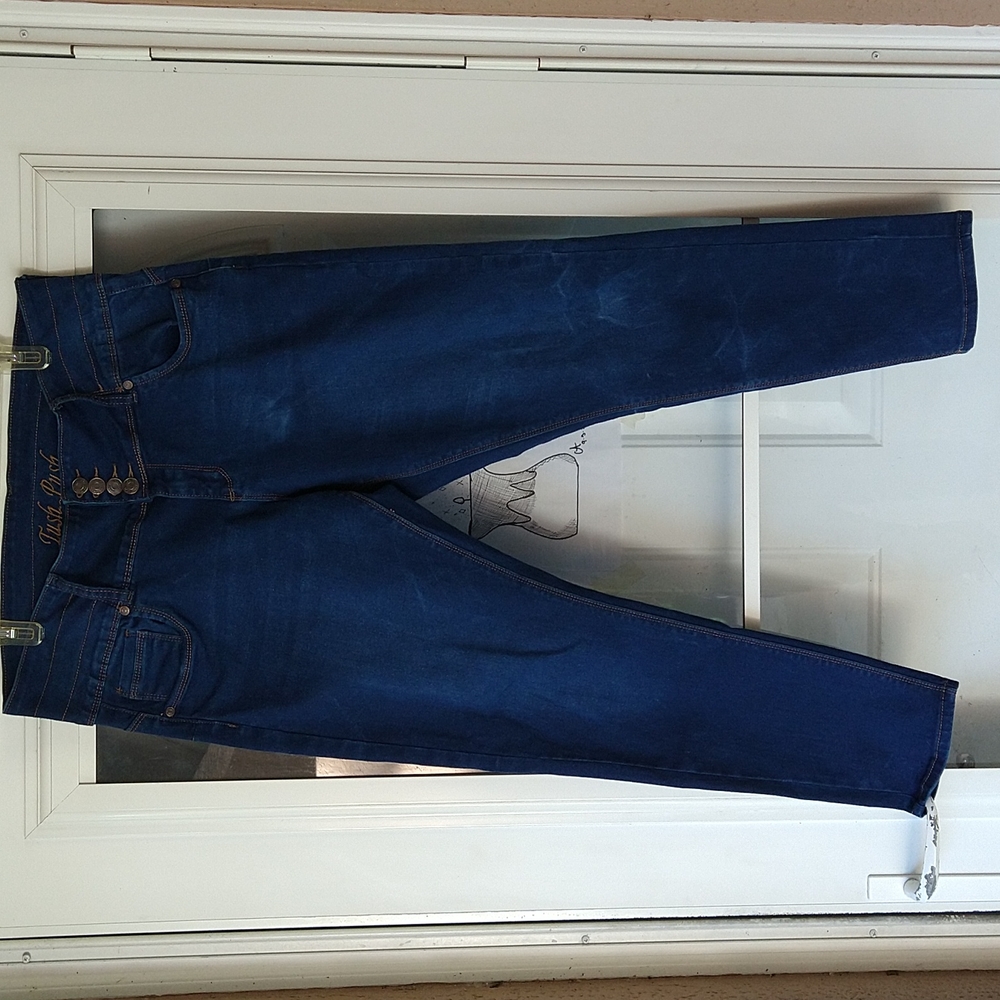 Tush push blue jeans size 14